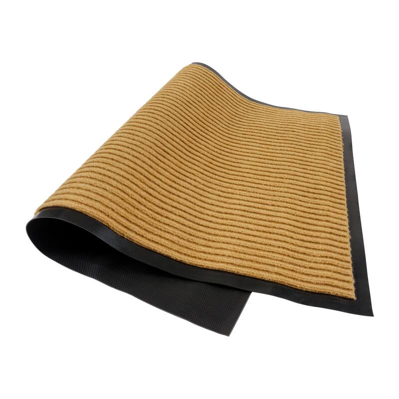 KAF Home Oversized 24"x36" Ribbed Door Mat On Sale Bed Bath